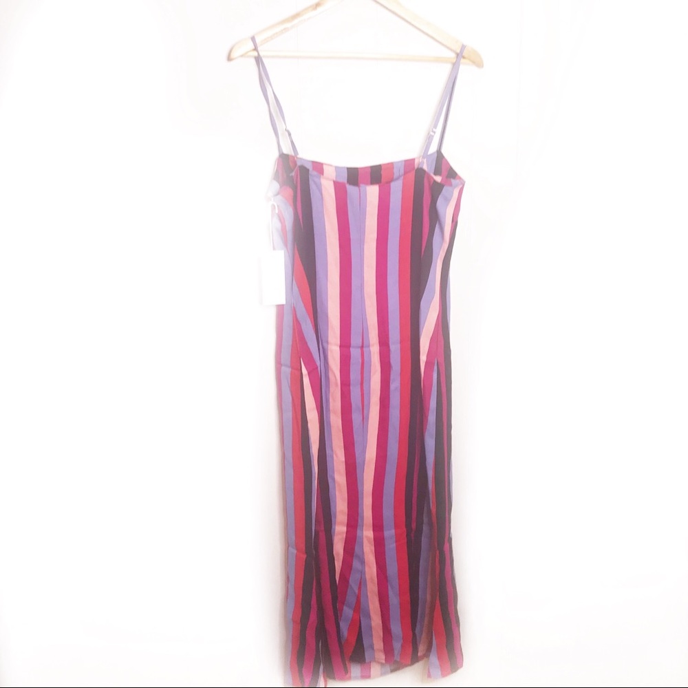 Reformation | Rosaly Isabel Striped Midi Dress 8 - Picture 7 of 8
